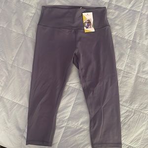 Gray spandex leggings